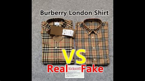 burberry london shirt real vs fake|are Burberry shirts real.